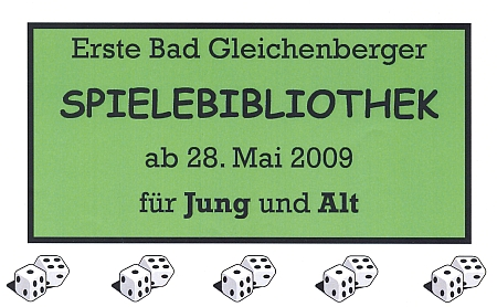 Erste Bad Gleichenberger Spielebibliothek für Jung und Alt